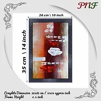 pnf modern abstract art Wood Photo Frames with Acrylic Sheet (Glass) (10 * 14inch,Multicolour,Synthetic) 2499-thumb1