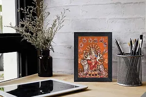 pnf Durga Maa Religious Wood Photo Frames with Acrylic Sheet (Glass) for Worship/Pooja(photoframe,Multicolour,6x8inch)-20120-thumb1