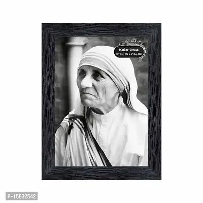 pnf Mother Teresa Wood Photo Frames with Acrylic Sheet (Glass)(photoframe,Multicolour,6x8inch)-19776