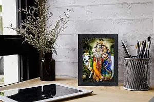 pnf Radha kishna Religious Wood Photo Frames with Acrylic Sheet (Glass) for Worship/Pooja(photoframe,Multicolour,6x8inch)-20034-thumb1