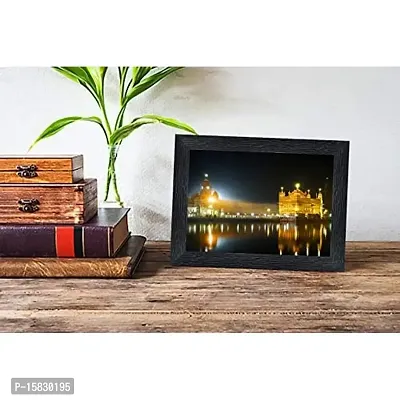 PnF Guru Nanak with dus (10) Guru Religious Wood Photo Frames with Acrylic Sheet (Glass) for Worship/Pooja(photoframe,Multicolour,8x6inch)-13829-thumb2