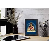 PnF Maharaja Agrasen Religious Wood Photo Frames with Acrylic Sheet (Glass) for Worship/Pooja(photoframe,Multicolour,8x6inch)-22501-thumb1