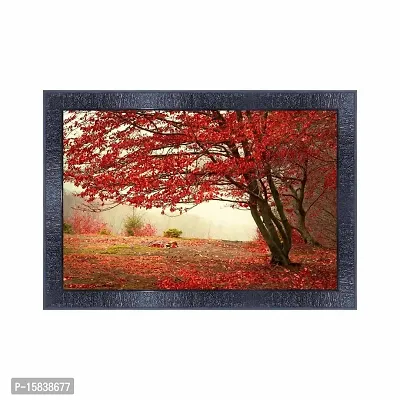 pnf Natural Landscape scenery art Wood Frames with Acrylic Sheet (Glass) 10614-(10 * 14inch,Multicolour,Synthetic)