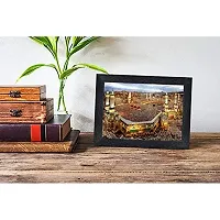 PnF Muslim Momden Islamic Religious Wood Photo Frames with Acrylic Sheet (Glass) for Worship/Pooja(photoframe,Multicolour,8x6inch)-6173-thumb1