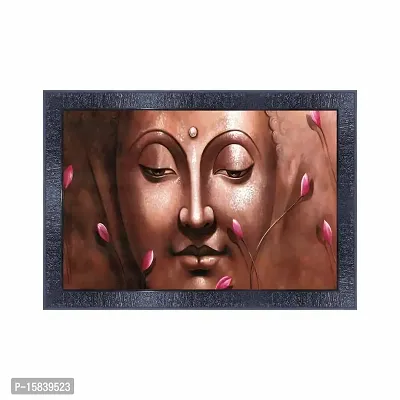 pnf Buddha Wood Photo Frames with Acrylic Sheet (Glass) 13572(10 * 14inch,Multicolour,Synthetic)
