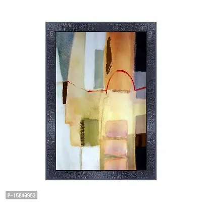 pnf modern abstract art Wood Photo Frames with Acrylic Sheet (Glass) (10 * 14inch,Multicolour,Synthetic) 9817-thumb0