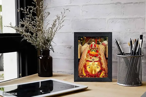 pnf Kalkaji MATA Delhi Religious Wood Photo Frames with Acrylic Sheet (Glass) for Worship/Pooja(photoframe,Multicolour,6x8inch)-20456-thumb2
