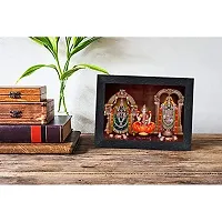 Tirupati Balaji - Lord Venkateswara Religious Wood Photo Frames(photoframe,Multicolour,8x6inch)-22391 ,Wall Mount-thumb1