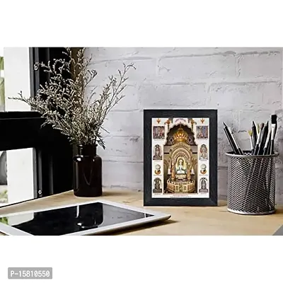 Generic PnF Jain God Religious Wood Photo Frames with Acrylic Sheet (Glass) for Worship/Pooja(photoframe,Multicolour,8x6inch)-20383, Medium (PNF-20383-photoframe-5x7)-thumb2