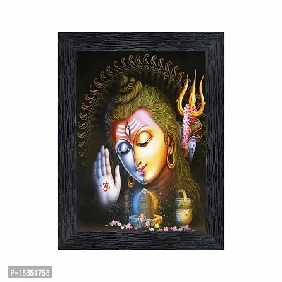 pnf Shankar Bhole Nath Religious Wood Photo Frames with Acrylic Sheet (Glass) for Worship/Pooja(photoframe,Multicolour,6x8inch)-20340-photoframe-5x7.jpg