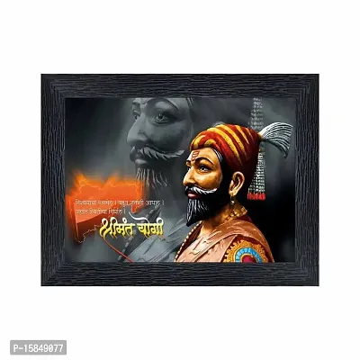 pnf Chattrapati Shivaji Maharaj Religious Wood Photo Frames with Acrylic Sheet (Glass) for Worship/Pooja(photoframe,Multicolour,6x8inch)-19828-photoframe-5x7.jpg-thumb0