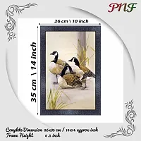 pnf Birds Wall Painting Synthetic frame-8827(10 * 14inch,Multicolour,Synthetic)-thumb1