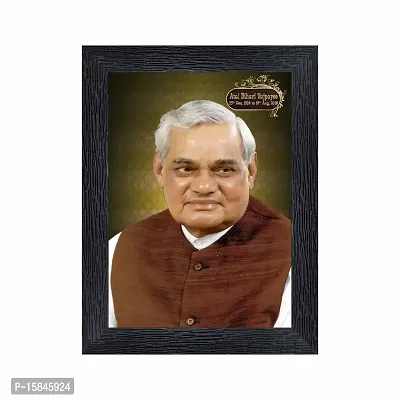 pnf Atal Bihari Vajpayee Wood Photo Frames with Acrylic Sheet (Glass)(photoframe,Multicolour,6x8inch)-19762-thumb0