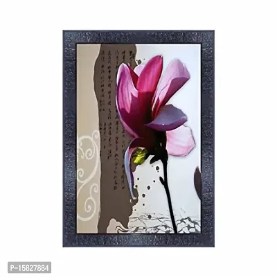 pnf Flower Wood Photo Frames with Acrylic Sheet (Glass) 5927-(10 * 14inch,Multicolour,Synthetic)