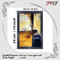 pnf modern abstract art Wood Photo Frames with Acrylic Sheet (Glass) (10 * 14inch,Multicolour,Synthetic) 2559-thumb1