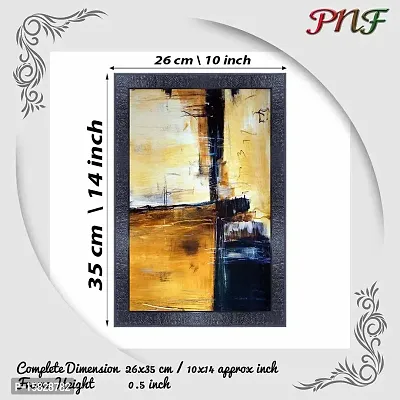 pnf modern abstract art Wood Photo Frames with Acrylic Sheet (Glass) (10 * 14inch,Multicolour,Synthetic) 2559-thumb2