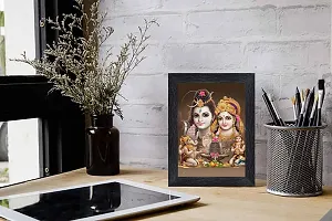 pnf Bhole Nath parivar (Maa Parvati, Ganesh, Kartikey and Shiv Shankar) Religious Wood Photo Frames(photoframe,Multicolour,6x8inch)-20050-photoframe-5x7.jpg-thumb1