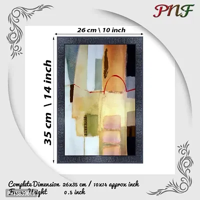 pnf modern abstract art Wood Photo Frames with Acrylic Sheet (Glass) (10 * 14inch,Multicolour,Synthetic) 207-thumb2