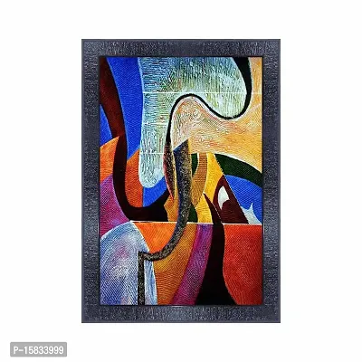 pnf modern abstract art Wood Photo Frames with Acrylic Sheet (Glass) (10 * 14inch,Multicolour,Synthetic) 2499