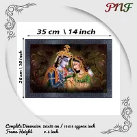 pnf Radha Krishna Wood Photo Frames with Acrylic Sheet (Glass) 14667-(10 * 14inch,Multicolour,Synthetic)-thumb1