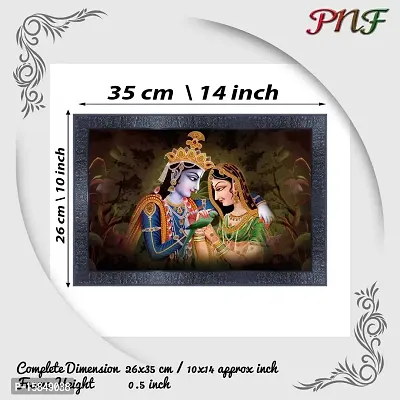 pnf Radha Krishna Wood Photo Frames with Acrylic Sheet (Glass) 14667-(10 * 14inch,Multicolour,Synthetic)-thumb2