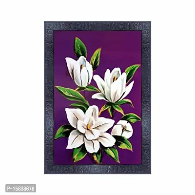 pnf Flower Wood Photo Frames with Acrylic Sheet (Glass) 9915-(10 * 14inch,Multicolour,Synthetic)