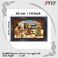 pnf Rajasthani miniature painting art Frames Wood Photo Frames with Acrylic Sheet (Glass) 1018-(10 * 14inch,Multicolour,Synthetic)-thumb1