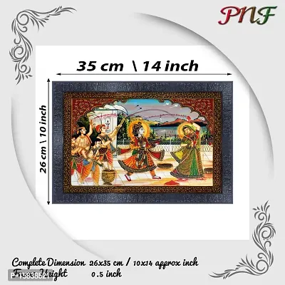 pnf Rajasthani miniature painting art Frames Wood Photo Frames with Acrylic Sheet (Glass) 1018-(10 * 14inch,Multicolour,Synthetic)-thumb2
