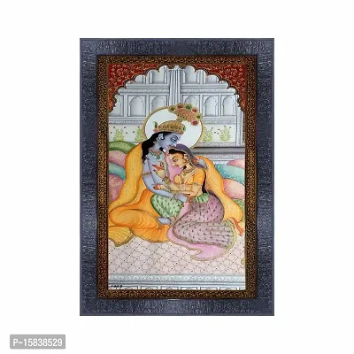 pnf Rajasthani miniature painting art Wood Photo Frames with Acrylic Sheet (Glass) 1095(10 * 14inch,Multicolour,Synthetic)