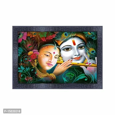pnf Radha Krishna Wood Photo Frames with Acrylic Sheet (Glass) 16800-(10 * 14inch,Multicolour,Synthetic)