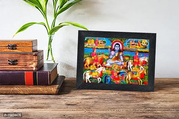 pnf Gorakhnath Religious Wood Photo Frames with Acrylic Sheet (Glass) for Worship/Pooja(photoframe,Multicolour,6x8inch)-22342-thumb2