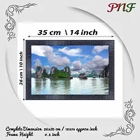 pnf Natural Landscape scenery art Wood Frames with Acrylic Sheet (Glass) 8356-(10 * 14inch,Multicolour,Synthetic)-thumb1