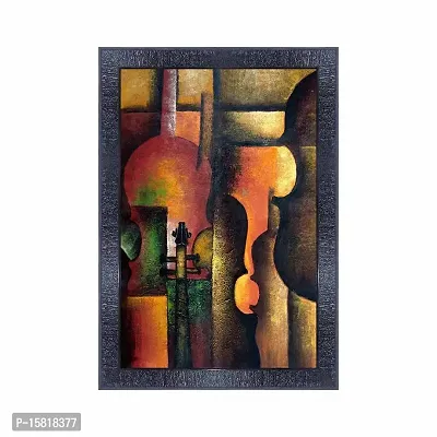 pnf modern abstract art Wood Photo Frames with Acrylic Sheet (Glass) (10 * 14inch,Multicolour,Synthetic) 685