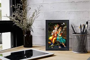 pnf Radha kishna Religious Wood Photo Frames with Acrylic Sheet (Glass) for Worship/Pooja(photoframe,Multicolour,6x8inch)-20103-thumb1