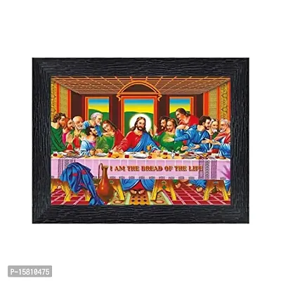 PnF Lord Jesus Religious Wood Photo Frames with Acrylic Sheet (Glass) for Worship/Pooja(photoframe,Multicolour,8x6inch)-6617