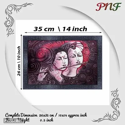 pnf Radha Krishna Wood Photo Frames with Acrylic Sheet (Glass) 4803-(10 * 14inch,Multicolour,Synthetic)-thumb2