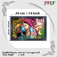 pnf Radha Krishna Wood Photo Frames with Acrylic Sheet (Glass) m-104-(10 * 14inch,Multicolour,Synthetic)-thumb1
