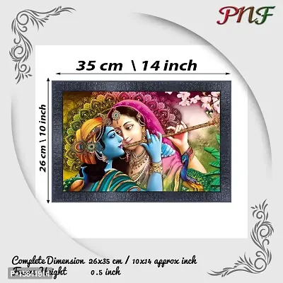pnf Radha Krishna Wood Photo Frames with Acrylic Sheet (Glass) m-104-(10 * 14inch,Multicolour,Synthetic)-thumb2