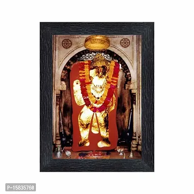 pnf Mehandipur Balaji Religious Wood Photo Frames with Acrylic Sheet (Glass) for Worship/Pooja(photoframe,Multicolour,6x8inch)-22617-thumb0