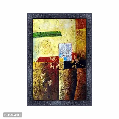 pnf modern abstract art Wood Photo Frames with Acrylic Sheet (Glass) (10 * 14inch,Multicolour,Synthetic) 902