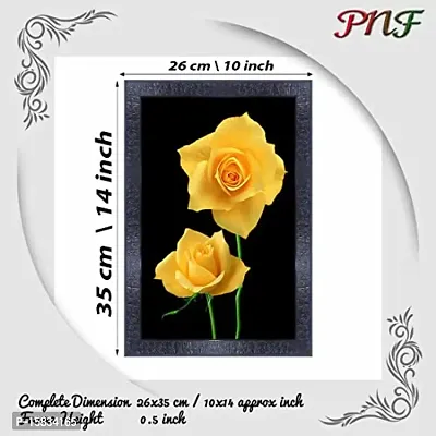 pnf Flower Wood Photo Frames with Acrylic Sheet (Glass) 462-(10 * 14inch,Multicolour,Synthetic)-thumb2