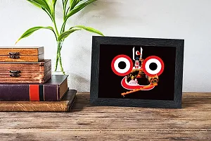 pnf Sri Jagannath Puri Religious Wood Photo Frames with Acrylic Sheet (Glass) for Worship/Pooja(photoframe,Multicolour,6x8inch)-20792-thumb1