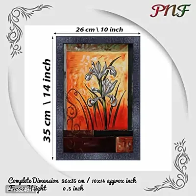 pnf Flower Wood Photo Frames with Acrylic Sheet (Glass) 2624-(10 * 14inch,Multicolour,Synthetic)-thumb2