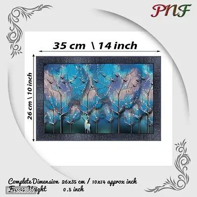 pnf Landscape hand painting scenery art Wood Frames with Acrylic Sheet (Glass) 27098-(10 * 14inch,Multicolour,Synthetic)-thumb2
