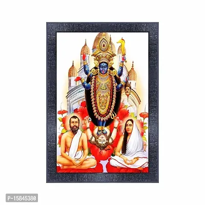 pnf Kali mata ji Religious Wood Photo Frames with Acrylic Sheet (Glass) for Worship/Pooja 20893(10 * 14inch,Multicolour,Synthetic)