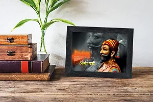 pnf Chattrapati Shivaji Maharaj Religious Wood Photo Frames with Acrylic Sheet (Glass) for Worship/Pooja(photoframe,Multicolour,6x8inch)-19828-photoframe-5x7.jpg-thumb1