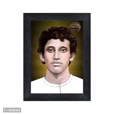 pnf Khudiram Bose Wood Photo Frames with Acrylic Sheet (Glass)(photoframe,Multicolour,6x8inch)-19847