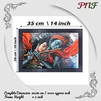 pnf Radha Krishna Wood Photo Frames with Acrylic Sheet (Glass) 6096-(10 * 14inch,Multicolour,Synthetic)-thumb1