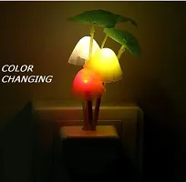 Unique Sales Nature Lamp Mushroom Shaped Night Light with Automatic Sensor on/Off, Home Decorative Multi-Color Changing Effect LED Light. (Pack of 2)-thumb2