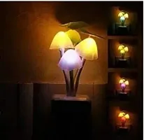 Unique Sales Nature Lamp Mushroom Shaped Night Light with Automatic Sensor on/Off, Home Decorative Multi-Color Changing Effect LED Light. (Pack of 2)-thumb1